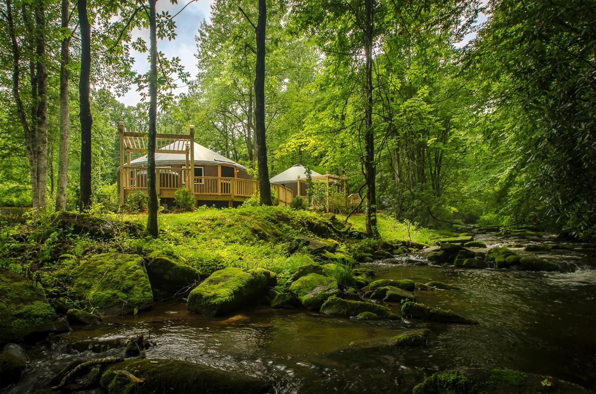 Staynantahala - Smoky Mountain Cabins Aquone Ngoại thất bức ảnh